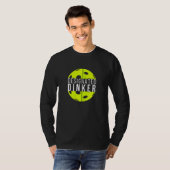 Ated Dinker Grappige Pickleball Pickler Speler Man T-shirt (Voorkant volledig)