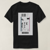 ATEEZ-instapkaart Samsung Galaxy Soft Hoesje T-shirt (Design voorkant)