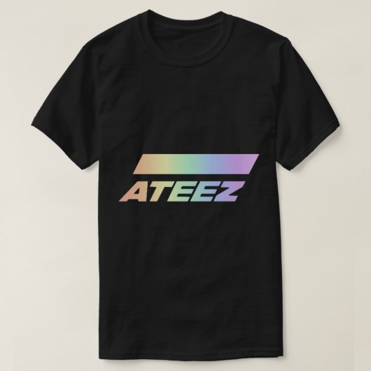 ATEEZ - Kpop Gay LGBT Korean Glossy Sticker T-shirt (Design voorkant)