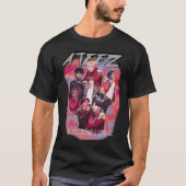 ATEEZ KPOP MERCH OUD RETRO KNOCK OFF INSPIRED MERC T-SHIRT (Voorkant)