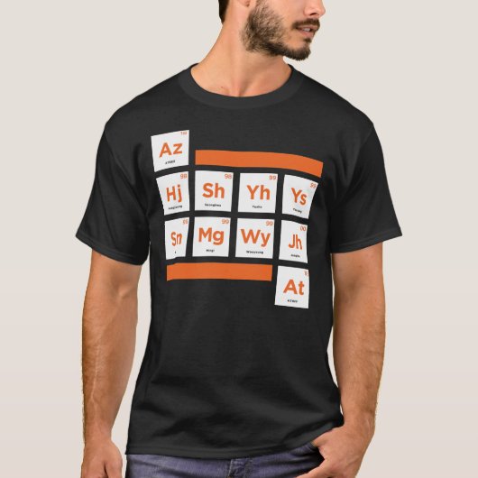 ATEEZ - Periodic Table Classic T-Shirt (Voorkant)