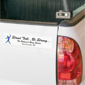 atelier-logo, stand-up-all... sterk zijn.......... bumpersticker (Op Truck)