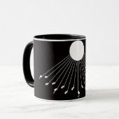 Aten Gods ware symbool koffiemok Mok (Voorkant links)