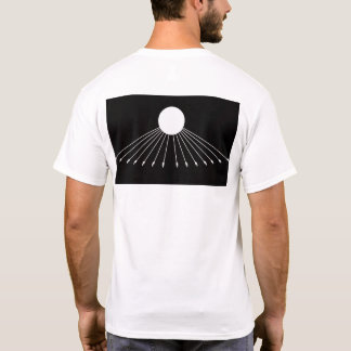 Aten Gods ware symbool mannen t-shirt op rug 2