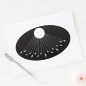 Aten Gods ware symbool sticker (Envelop)