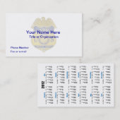 ATF Badge Visitekaartje (Voorkant / Achterkant)