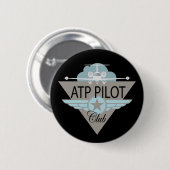 ATF Pilot Club Ronde Button 5,7 Cm (Voorkant /achterkant)