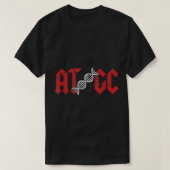 ATGC Bioinformatica Bioinformaticus Computerwetens T-shirt (Design voorkant)