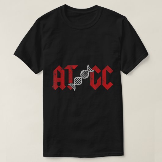 ATGC Bioinformatica Bioinformaticus Computerwetens T-shirt (Design voorkant)
