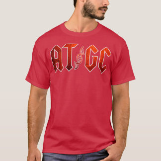 ATGC Funny Science Teacher Gift DNA  T-shirt