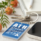 ATH Athene luchthaven Sleutelhanger (Voorkant Rechts)
