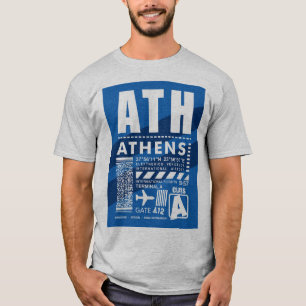 ATH Athene luchthaven T-shirt