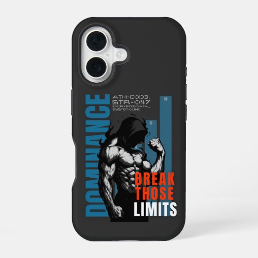 ATH-CODE serie iPhone 16 hoesjes Hoesje (Achterkant)