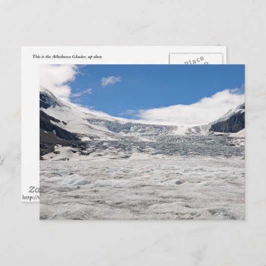 Athabasca Glacier Briefkaart (Voorkant / Achterkant)