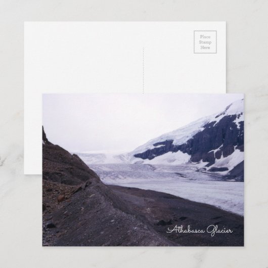 Athabasca Glacier Columbia Icefield Alberta Canada Briefkaart (Voorkant / Achterkant)
