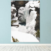 Athabasca-Herfsten, bevroren Canvas Afdruk (Insitu (Houten vloer))