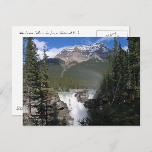 Athabasca-Herfsten Briefkaart (Voorkant / Achterkant)