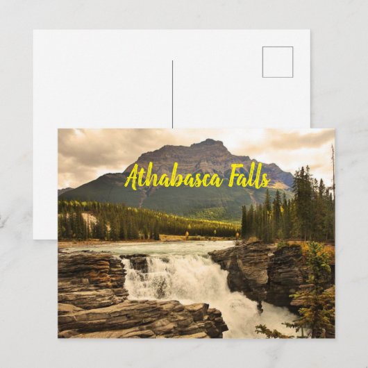 Athabasca Herfsten Canada gestileerd Briefkaart (Voorkant / Achterkant)