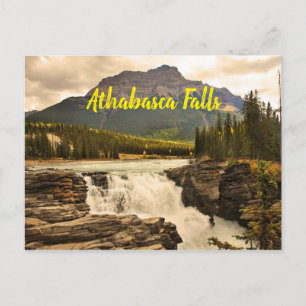 Athabasca Herfsten Canada gestileerd Briefkaart