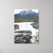 Athabasca Herfsten Jasper, Alberta Canada Photo Canvas Afdruk (Voorkant)
