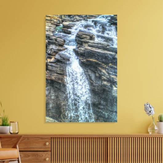 Athabasca Herfsten Jasper, Alberta Canada Photo Canvas Afdruk (Insitu (Woonkamer))