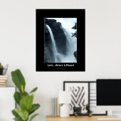 Athabasca Herfsten Jasper Nat. Park Motivatie Poster (Thuiskantoor)