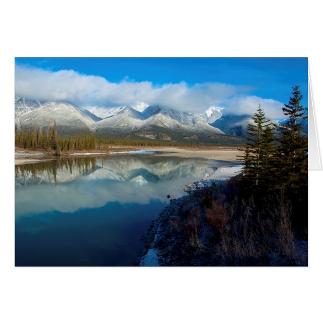 Athabasca-rivier, Jasper National Park, Alberta (Voorkant Horizontaal)