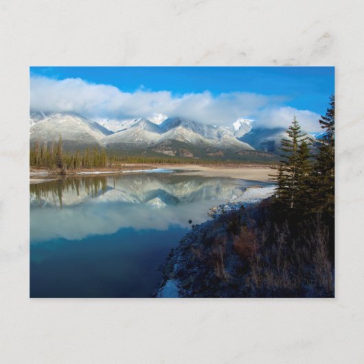 Athabasca-rivier, Jasper National Park, Alberta Briefkaart (Voorkant)