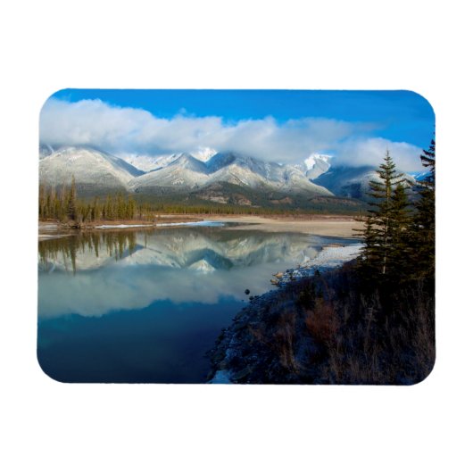 Athabasca-rivier, Jasper National Park, Alberta Magneet (Horizontaal)