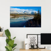 Athabasca-rivier, Jasper National Park, Alberta Poster (Thuiskantoor)