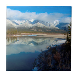 Athabasca-rivier, Jasper National Park, Alberta Tegeltje