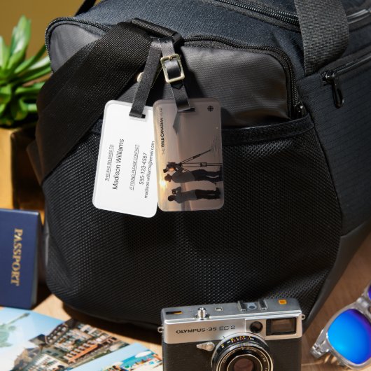 Athabasca Sand Dunes Bagagelabel (Voorkant /achterkant)