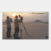 Athabasca Sand Dunes Rechthoekige Sticker (Voorkant)