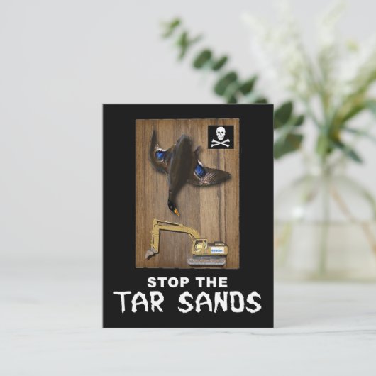 Athabasca Tar Sands Duck Mount Briefkaart (Staand voorkant)