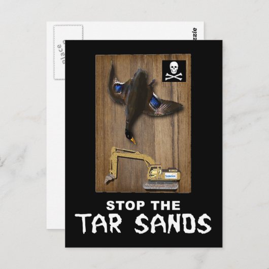 Athabasca Tar Sands Duck Mount Briefkaart (Voorkant / Achterkant)