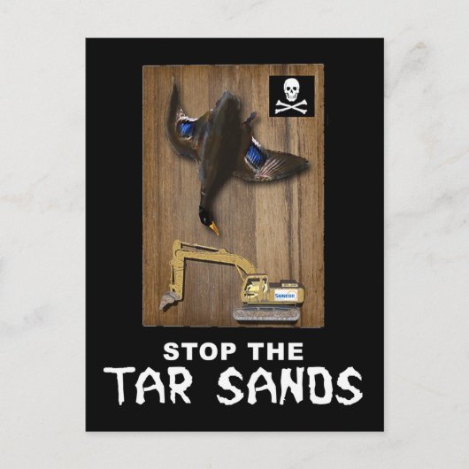 Athabasca Tar Sands Duck Mount Briefkaart (Voorkant)
