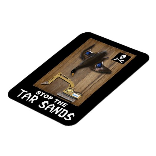 Athabasca Tar Sands Duck Mount Magneet (Linkerzijde)