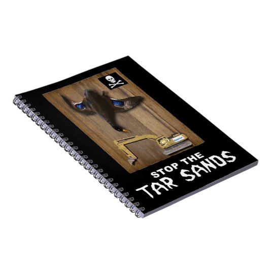 Athabasca Tar Sands Duck Mount Notitieboek (Rechterzijde)