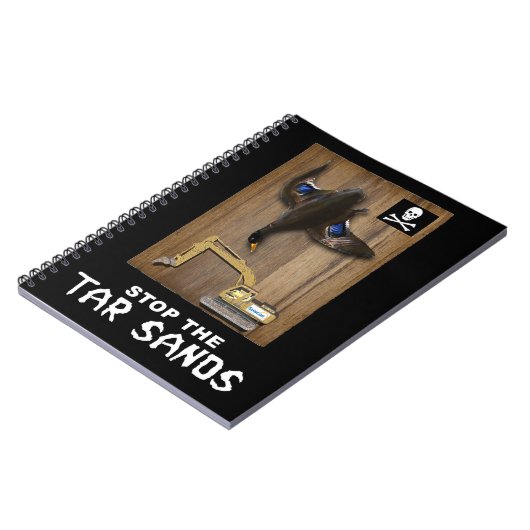 Athabasca Tar Sands Duck Mount Notitieboek (Linkerzijde)