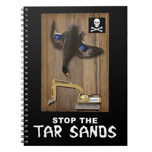 Athabasca Tar Sands Duck Mount Notitieboek (Voorkant)