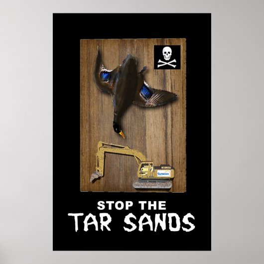 Athabasca Tar Sands Duck Mount Poster (Voorkant)