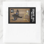 Athabasca Tar Sands Duck Mount Rechthoekige Sticker (Tas)