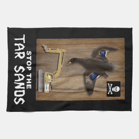 Athabasca Tar Sands Duck Mount Theedoek (Horizontaal)
