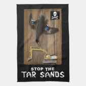 Athabasca Tar Sands Duck Mount Theedoek (Verticaal)