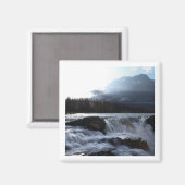 Athabasca-waterval 2x2 magneet (Voorkant / Achterkant)