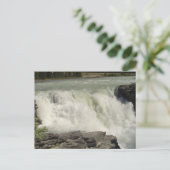 Athabasca Waterval in Alberta Briefkaart (Staand voorkant)