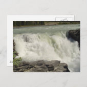 Athabasca Waterval in Alberta Briefkaart (Voorkant / Achterkant)