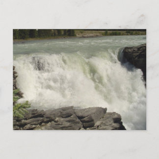 Athabasca Waterval in Alberta Briefkaart