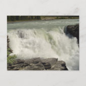 Athabasca Waterval in Alberta Briefkaart (Voorkant)