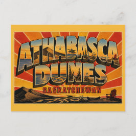Athabasca Zandduinen Saskatchewan Noordelijk Wonde Briefkaart